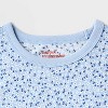 Girls' Adaptive 2pk Short Sleeve T-Shirt - Cat & Jack™ Light Blue/Yellow - 3 of 3
