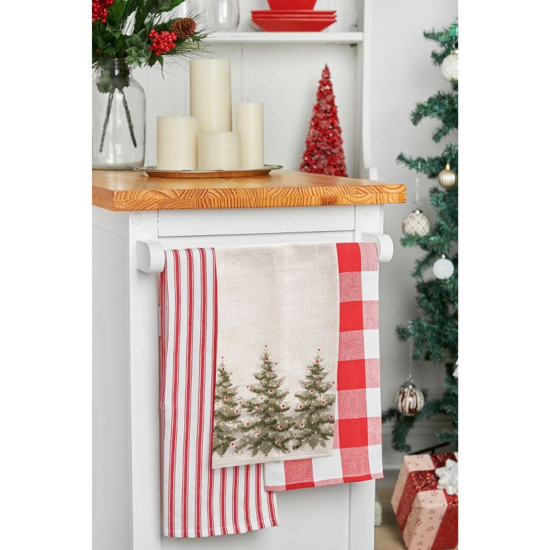 C&F Home 27" x 18" Winter Trees Christmas Holiday Machine Washable Embellished Flour Sack Kitchen Dish Towel Decor Decoration, 3 of 6