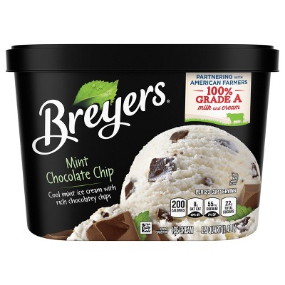 Mint Chocolate Chip Ice Cream - 48oz - Breyers