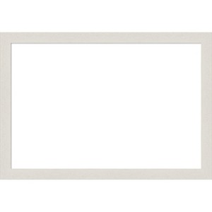 Amanti Art Rustic Plank Espresso Narrow Framed Dry Erase Magnetic Board - 1 of 4