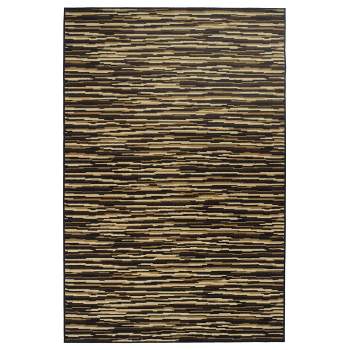 Modern Abstract Striped Eclectic Indoor Runner or Area Rug by Blue Nile Mills