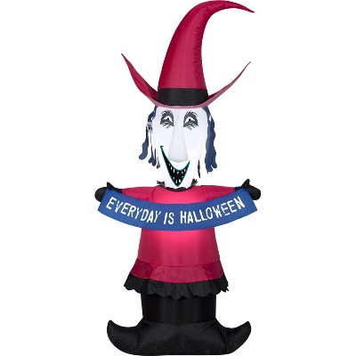 Gemmy Airblown Inflatable Shock Disney, 4 ft Tall, Red