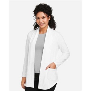 ER PRO Women Cardigan Sweater Raleigh Stretch Uniform Casual Wear - 1 of 4