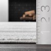 Nuloom Tristan Geometric 5x8 Area Rug for Living Room Bedroom Dining Room Kitchen, Grey/Off White - 3 of 4