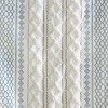 Grungis Cotton Printed Curtain Panels with Chenille Stripe and Lining for Living Room,Bedroom - 4 of 4