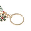 Unique Bargains Christmas Keychain Double Ring Zinc Alloy Multicolored 1 Pc - 3 of 3