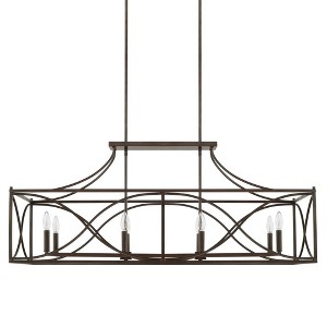 Capital Lighting Tybee 8 - Light Chandelier in  Nordic Grey - 1 of 4