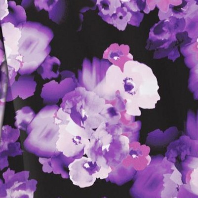 purple blurry floral