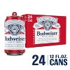 Budweiser American Lager Beer - 24pk/12 fl oz Cans - 2 of 4