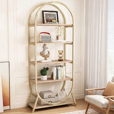 Hommoo 70.8" Tall 5-Tier Open Bookshelf
