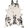 Nuloom Marcia Pet Friendly Premium Machine Washable Faux Cowhide Area Rug - 2 of 4