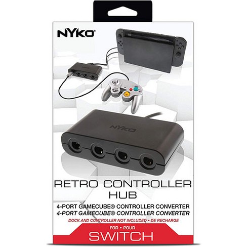 Nyko Retro Controller Hub For Nintendo Switch 4 Controller Parts Powered Via 2 Usb Ports Provides Enough Voltage For 4 Controllers Target