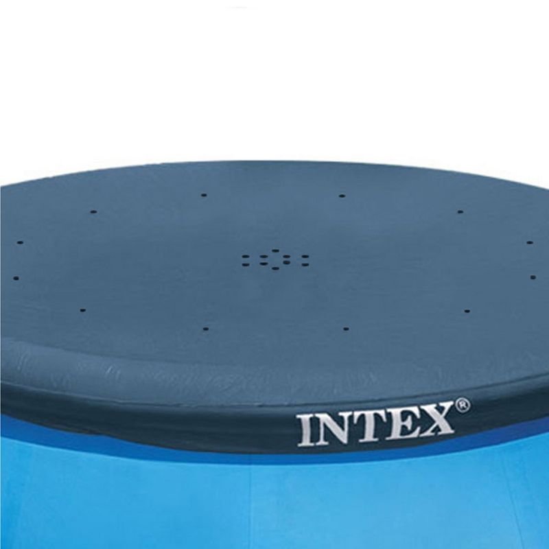Intex Type H Easy Set Filter Cartridge Bundled with Pool Debris Vinyl Round Cover and Inflatable Above-Ground Kids Swimming Pool with Filter Pump, 2 of 7