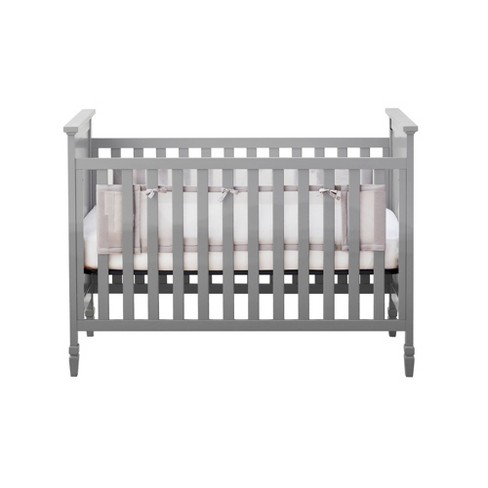 Breathablebaby Breathable Mesh 2-in-1 Mini Crib - Gray : Target