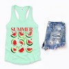 Simply Sage Market Watermelon Chart Summer Vibes Racerback Tank - 3 of 4