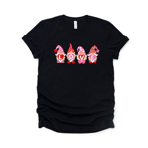 Simply Sage Market Women's Love Gnomes Short Sleeve Graphic Tee - image 1 of 4