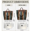 Generic Large Women's Work Tote Bag 13inch Laptop Compartment,Canvas Shoulder Bag for Office & Daily Use,Tote Bag - 2 of 4