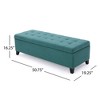 NicBex 50.75 Inch Storage Ottoman,Entryway Bench with Legs for Bedroom and Living Room - 3 of 4