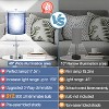 Itopfox Set of 2 Touch Control Table Lamps with USB & AC Outlet, 3-Way Dimmable Nightstand for Bedroom, Living Room, Nursery, Includes Daylight Bulbs - 2 of 4