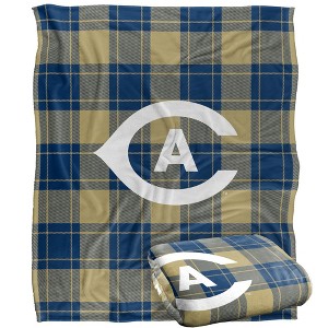 University Of California, Davis Campus Plaid Spirit Silky Touch Super Soft Throw Blanket 50x60 - 1 of 4