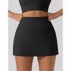 Women's Sport Skirt Breathable Mini Yoga Skirts Slim Fit Running Fitness Tennis - 3 of 4