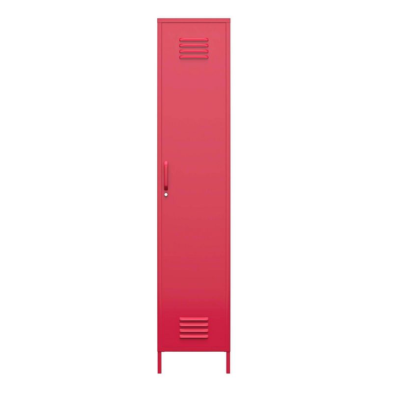 Cache Single Metal Locker Storage Cabinet Magenta - Novogratz, 1 of 9