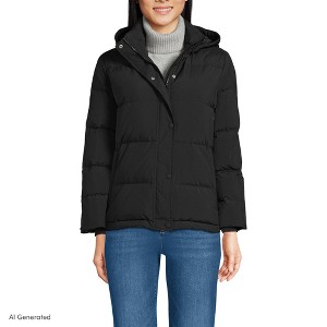 Lands' End Women's Wide Channel 600 Down Puffer Jacket : Target