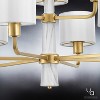 Urban Ambiance Luxury Cosmopolitan Chandelier,  25"H x 36"W,  Palladian Gold Finish, UHP2630 - 4 of 4