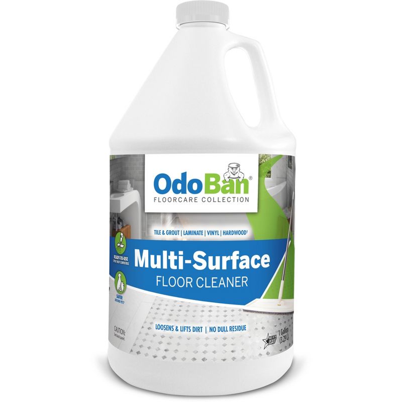 OdoBan Ready-to-Use Multi-Surface Floor Cleaner, Powerful Hydrogen Peroxide Formula, 1 Gallon, 1 of 3
