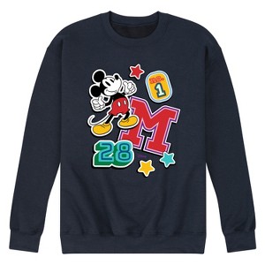 Men's - Disney - Mickey Mouse Graphic Fleece Sweatshirt - 1 of 4