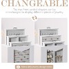 Jewelry Organizer with Transparent Window Necklace Hooks Jewelry Box for Necklaces Rings Earrings Bracelets - 3 of 4