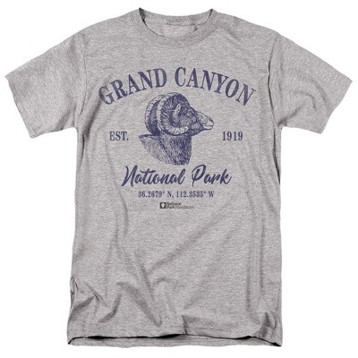 Grand Canyon National Park Ram Icon Adult T-Shirt Athletic Heather