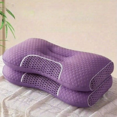 Aghana Digitals Butterfly-Shaped 3D Knitted Cotton Massage Pillow with Slow-Rebound Memory Foam for