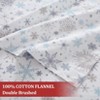 4 Piece Soft Cotton Sheet Set King Size, Breathable Bedding Set with 16 Inch Deep Pocket Fitted Sheet & Pillowcover, Wrinkle Free for Home, Hotel - 3 of 4
