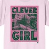 Jurassic Park Clever Girl Crew Neck Short Sleeve Cradle Pink Men's T-shirt - 2 of 2