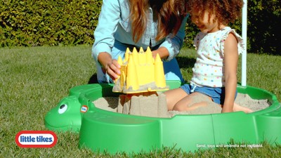 Little tikes covered sandbox on sale