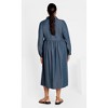 Women's Plus Size Brayden Dress - dark wash | CITY CHIC - 2 of 4