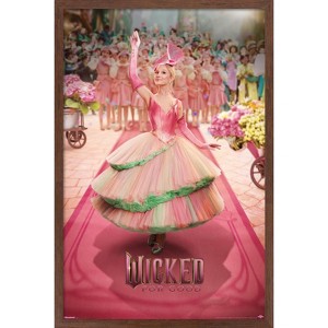 Trends International Wicked: For Good (2025) - Glinda Swirl Skirt One Sheet Framed Wall Poster Prints - 1 of 4