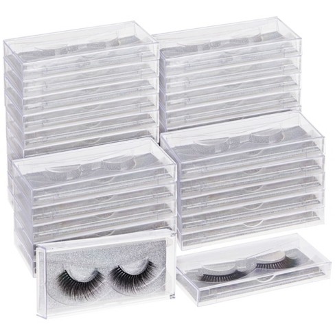 Unique Bargains Clear 36 Slots Adjustable Jewelry Rings Storage Box Plastic  Container Organizer 