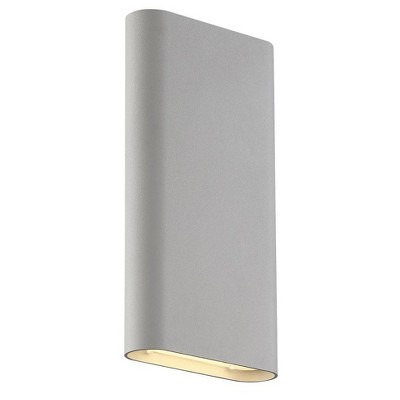Satin Lux 12" Tall LED Wall Sconce - Dimmable and Energy Efficient