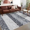 Washable Area Rugs Large Rug with Non-Slip Backing, Geometric Rug Stain-Resistant Accent Carpet Soft Low Pile Carpet for Bedroom - 2 of 4