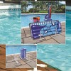 Swimline Hydro Tools Swimming Pool Mesh Bag Poolside Toy Organizer with Towel Hanger 37" - Blue - 2 of 3