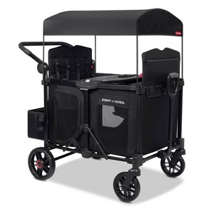 Radio Flyer Voya 2.0 XT 4-Seater Stroller Wagon - Black: All