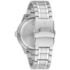 Bulova Men's Classic Silver Stainless Steel Quartz Watch, 44mm, Green Dial - 3 of 4