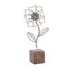 Melrose Metal Floral Decor (Set of 2) - image 4 of 4