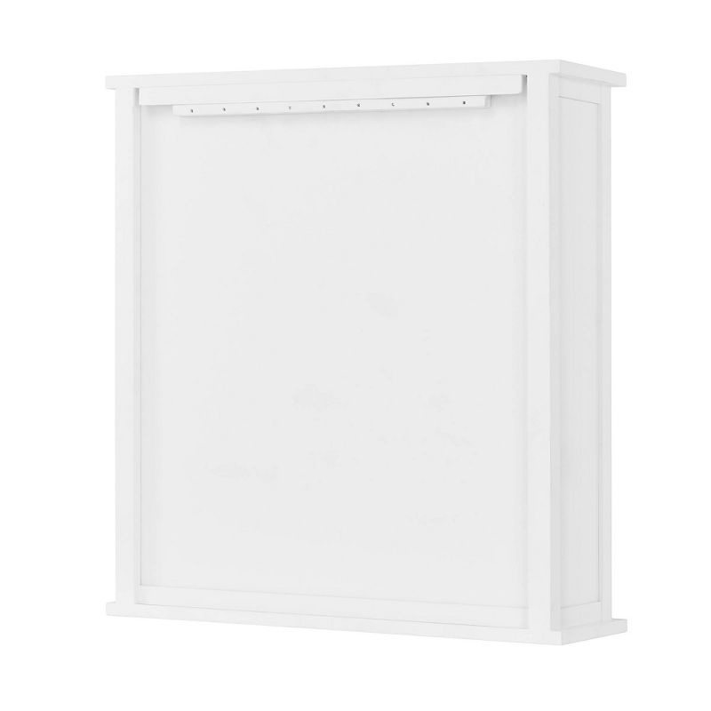 Coventry Wall Mounted Bath Storage Cabinet with Two Doors White - Alaterre Furniture, 6 of 10