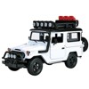 Toyota FJ40 Land Cruiser White "4x4 Overlanders" Series 1/24 Diecast Model Car by Motormax - 2 of 3