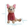 Holiday Living 3.5 ft Lighted French Bulldog Christmas Inflatable - 3 of 4