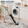 Modern Washable Area Rug for Living Room, Vintage Floor Rug with Non Slip Backing, Low Pile Stain Resistant Carpet for Dorm - 4 of 4