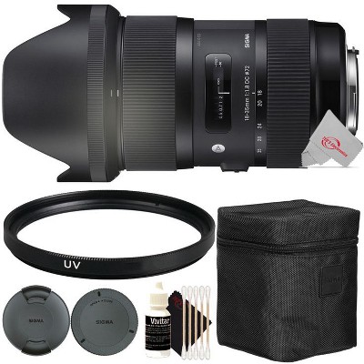 Sigma 18-35mm f/1.8 DC HSM Art-Series Zoom Lens for Canon EF with UV Accessory Kit